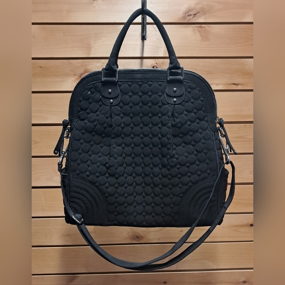 Vera Bradley Black Quilted Satchel - Picture 7 of 7